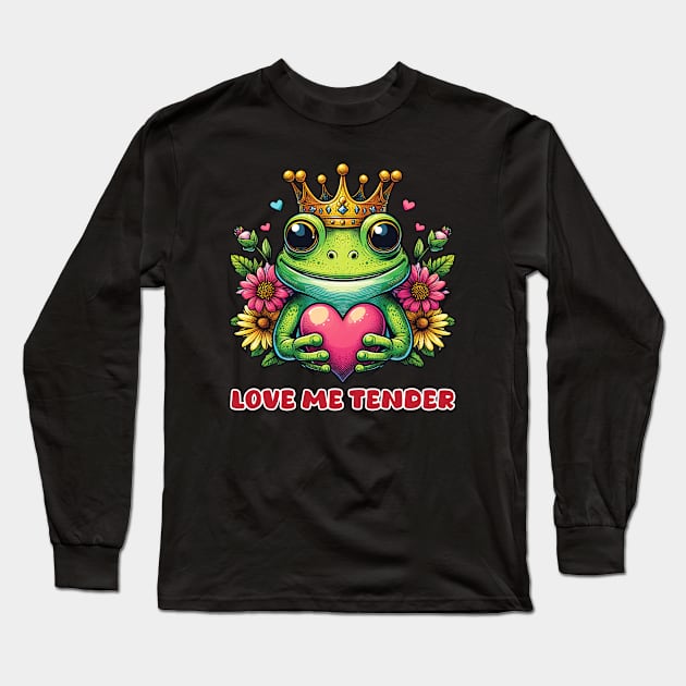 Frog Prince 67 Long Sleeve T-Shirt by Houerd